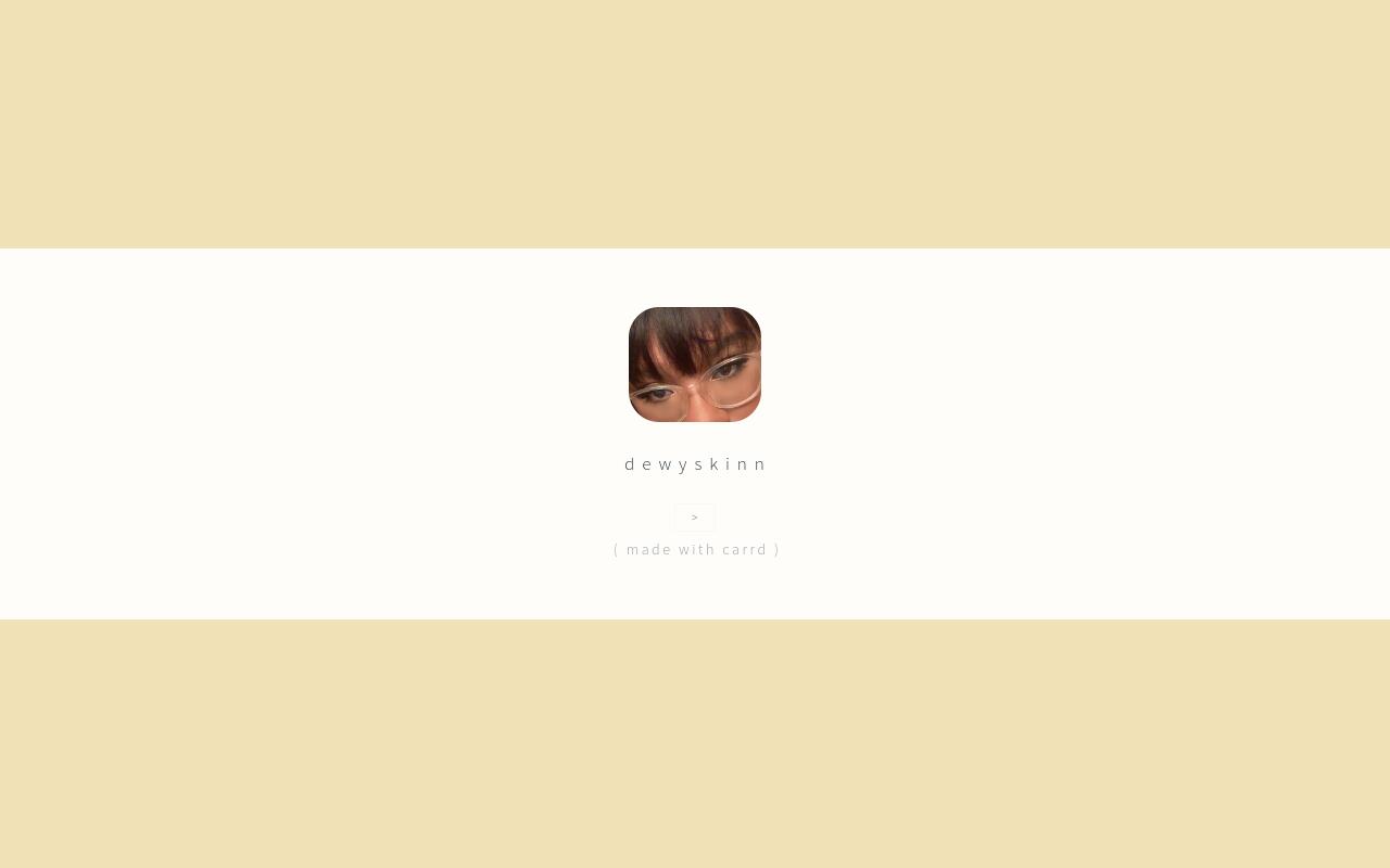 Carrd profile picture for @under